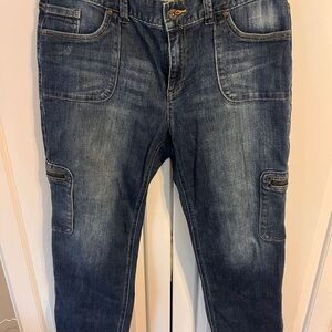 Vera Wang Men's Relaxed Fit Blue Jeans